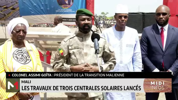 Mali : les travaux de trois centrales solaires lancés