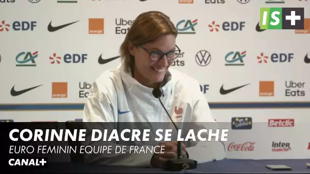 Corinne Diacre se lache - Euro féminin Equipe de France