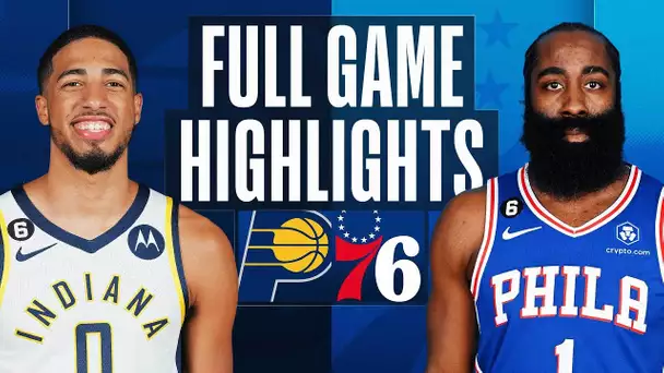 PACERS at 76ERS | FULL GAME HIGHLIGHTS | January 4, 2023