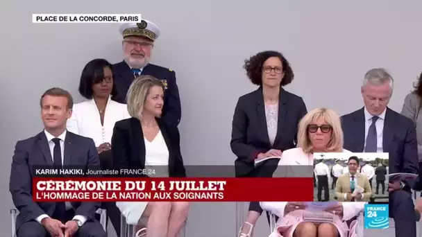 Cérémonie du 14 juillet : l'hommage de la nation aux soignants