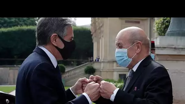 Visite d'Antony Blinken en France : le secrétaire d'Etat américain reçu par J.-Y. Le Drian