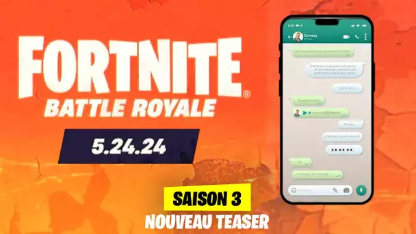 NOUVEAU TEASER SAISON 3 + CONVERSATION DE JONESY ! (FORTNITE SAISON 3 CHAPITRE 5)