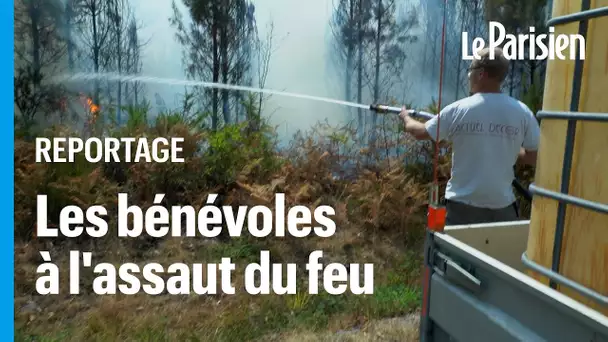 Incendies en Gironde : les habitants au front face aux flammes