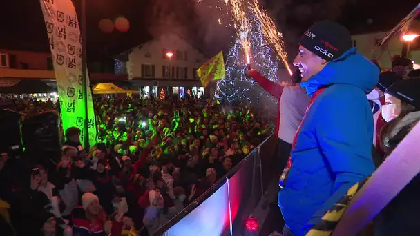 La fête inoubliable du retour de Quentin Fillon Maillet dans le Jura