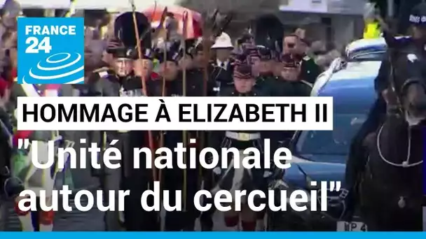 Hommage à Elizabeth II à Edimbourg : "Une unité nationale autour de son cercueil" • FRANCE 24