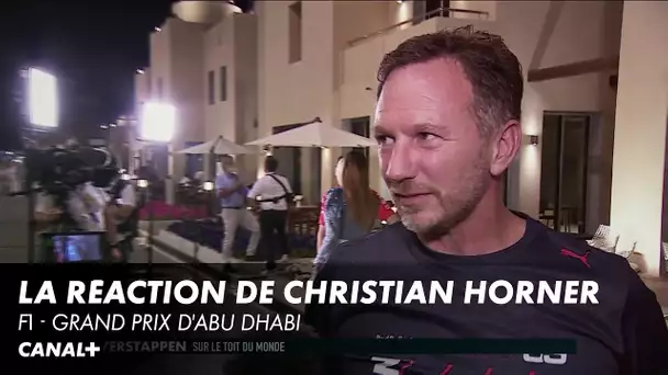 La réaction de Christian Horner - GP d'Abu Dhabi