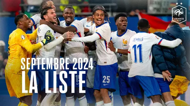 La liste des 23 pour le stage de septembre 2024