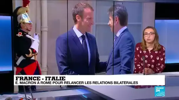 Emmanuel Macron se rend en Italie pour relancer les relations bilatérales