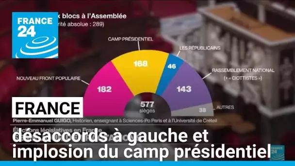 France : désaccords à gauche et implosion du camp présidentiel • FRANCE 24