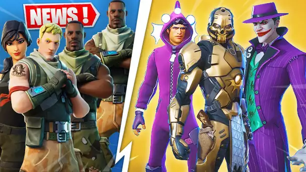 LE RETOUR DES SKINS OG + MIDAS EN ARMURE ! LES DERNIERS SKINS AVANT LA SAISON 5 DE FORTNITE !