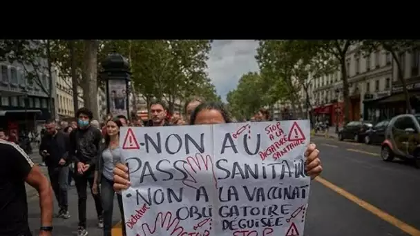 Covid-19 : huitième week-end de manifestations contre le pass sanitaire à Paris