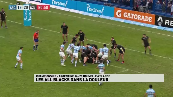 Rugby Championship : Les All Blacks dans la douleur