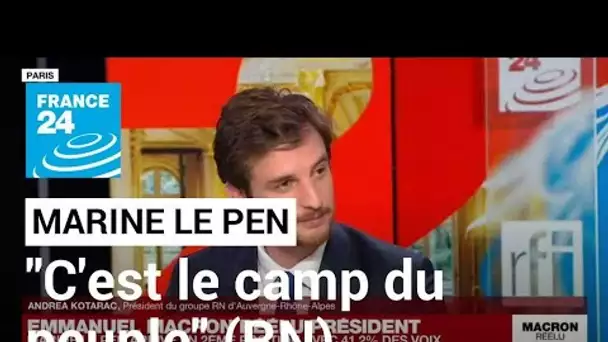 Présidentielle 2022 : "Marine Le Pen, c'est le camp du peuple" affirme Andrea Kotarac (RN)