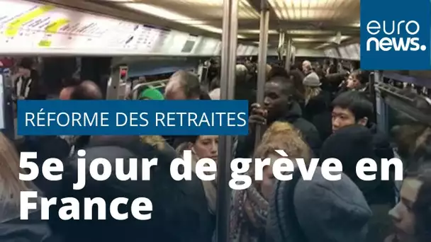 Le mouvement de grève suivi massivement dans les transports français