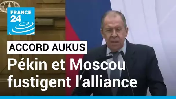 Accord Aukus : Pékin et Moscou fustigent l'alliance de Washington, Canberra et Londres