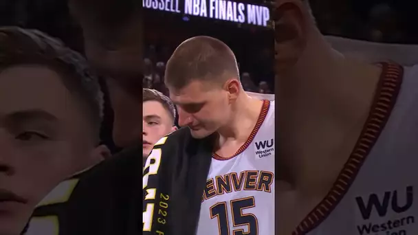 Hear From The 2022-23 #NBAFinals MVP…Nikola Jokic! 🙌| #Shorts