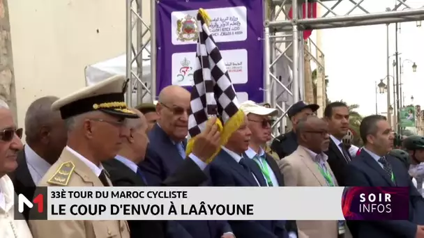 Laâyoune : Coup d´envoi du 33e Tour du Maroc de cyclisme