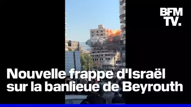 Nouvelle frappe d'Israël dans la banlieue sud de Beyrouth