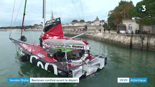 Confiné, le rochelais Yannick Bestaven attend avec impatience de prendre le départ du Vendée Globe