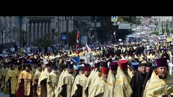 Démonstration de force à Kiev de l'église orthodoxe pro-russe