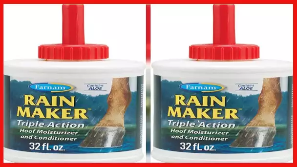 arnam Rain Maker Triple Action Hoof Oil for Horses Moisturizer and Conditioner, Attracts, Absorbs