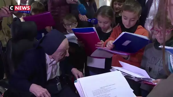 La doyenne des Français a fêté ses 116 ans et devient doyenne d'Europe