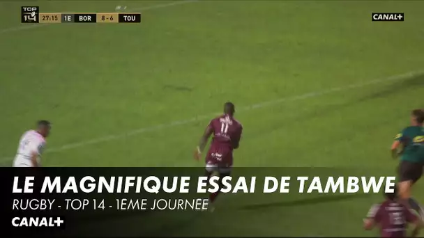 Le magnifique essai de Madosh Tambwe - TOP 14 - 1ème journée