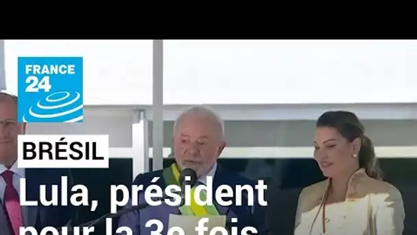 Au Brésil, Lula investi président pour la troisième fois • FRANCE 24