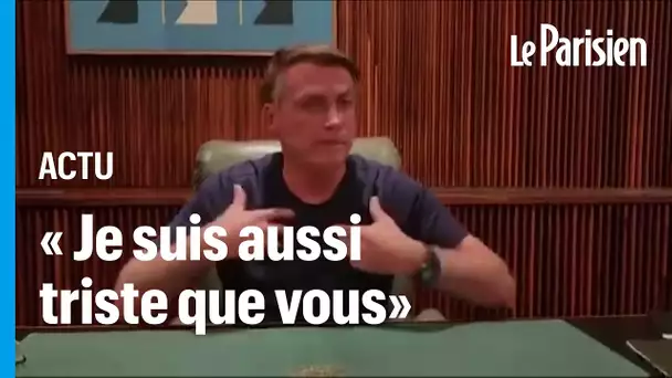 Bolsonaro sort du silence : «Je suis aussi triste que vous, mais nous devons garder la tête froide»