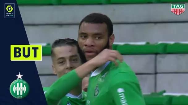 But Harold MOUKOUDI (8' - AS SAINT-ÉTIENNE) AS SAINT-ÉTIENNE - NÎMES OLYMPIQUE (2-2) 20/21