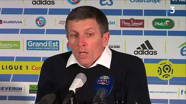 Thierry Laurey a propos du match RCSA-Angers