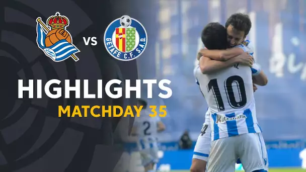 Highlights Real Sociedad vs Getafe CF (2-1)