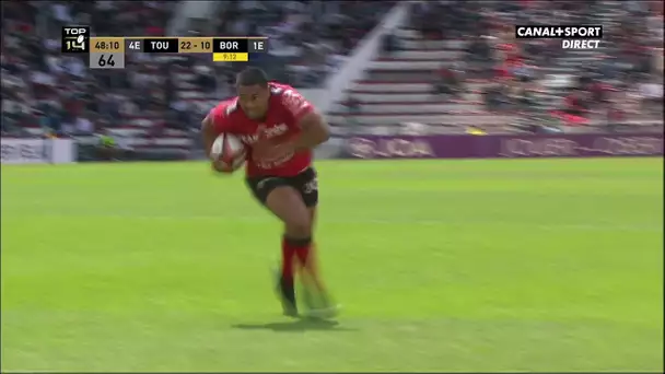 Top 14 - 23ème Journée - Toulon / UBB : L'essai de Savea face à l'UBB