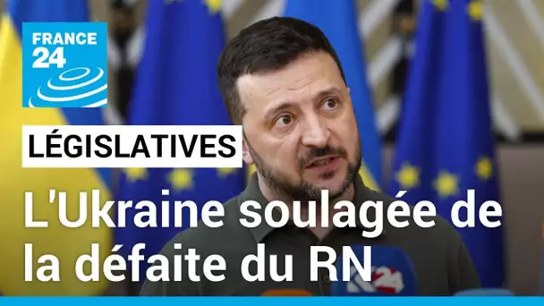 L'Ukraine soulagée de la défaite du Rassemblement National aux élections législatives en France