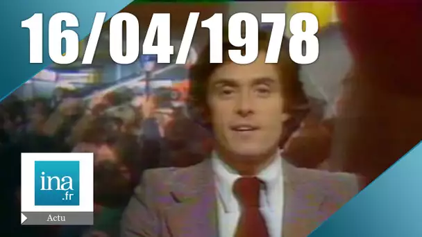 20h Antenne 2 du 16 avril 1978 | Libération de l'otage Christian Masse | Archive INA