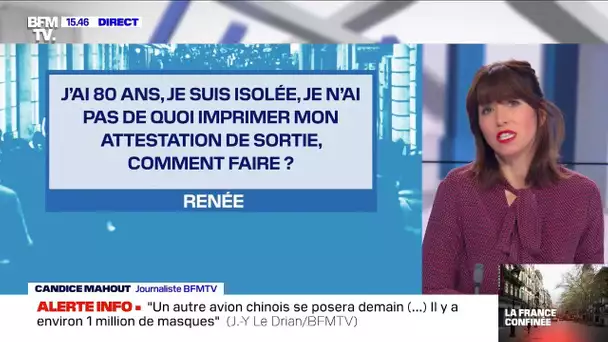 Je ne peux pas imprimer l'attestation de sortie, comment faire ? BFMTV répond à vos questions