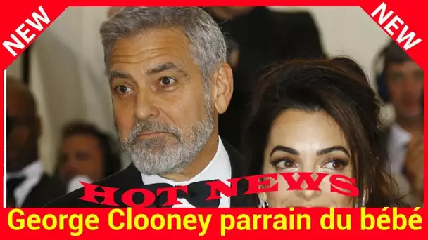 George Clooney parrain du bébé de Meghan et Harry : sa réponse pleine d'humour