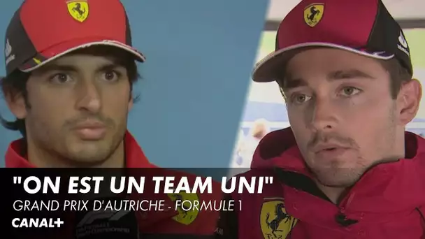 Les réactions de Sainz et Leclerc après Silverstone - Grand Prix d'Autriche - F1