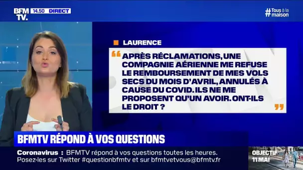 Une compagnie me propose un avoir mais refuse le remboursement de mon vol annulé, est-ce normal?