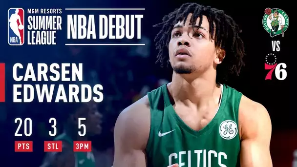 Carsen Edwards Drops 20 Points For Boston In Summer League Debut | July 6, 2019