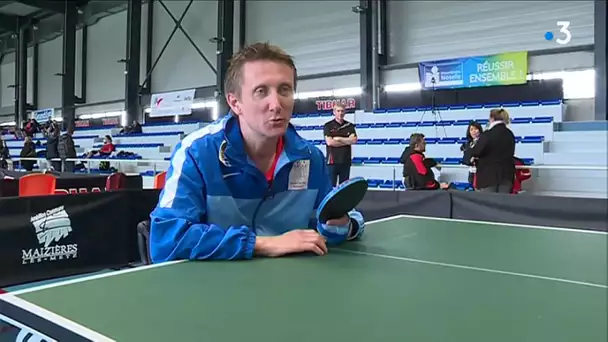 Sport : Stéphane Molliens, champion paralympique tennis de table