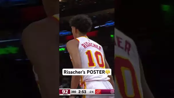 Zaccharie Risacher’s EMPHATIC POSTER SLAM! 🔥😲|#Shorts