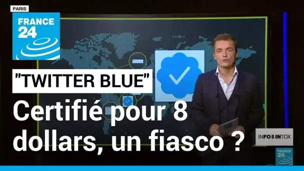 Certifier son compte Twitter pour 8 dollars : un fiasco ? • FRANCE 24