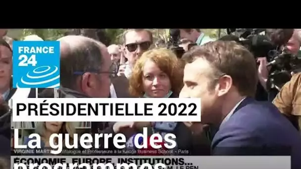 Présidentielle 2022 : la guerre des programmes entre Macron et Le Pen • FRANCE 24