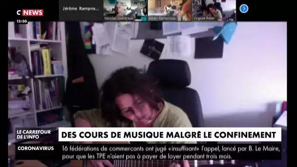 Des cours de musique malgré le confinement