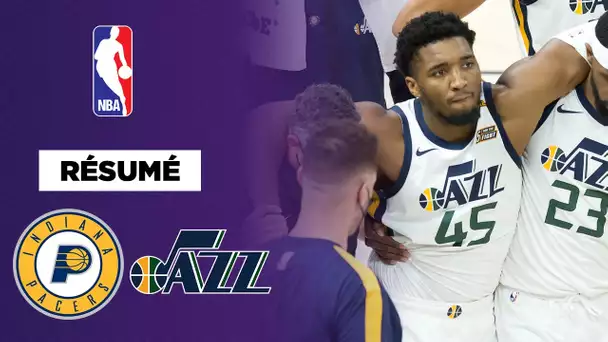 Résumé NBA VF : Le Jazz gagne contre les Pacers mais perd Donovan Mitchell !