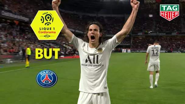 But Edinson CAVANI (36') / Stade Rennais FC - Paris Saint-Germain (2-1)  (SRFC-PARIS)/ 2019-20