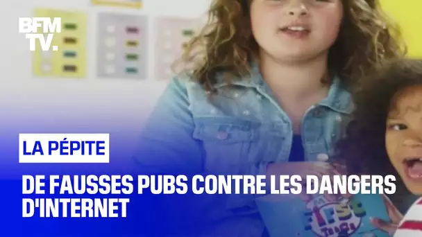 De fausses pubs contre les dangers d'Internet