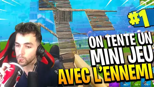 On Tente Un MINI JEU avec L&#039;ENNEMI ! ► MISSION IMPOSSIBLE XD Fortnite Battle Royale