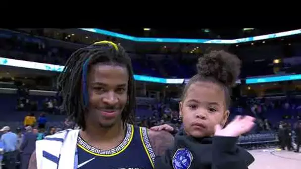 Ja Morant Postgame After Career Night 52 PTS ❤